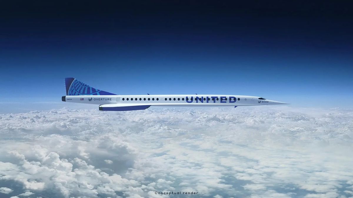 United Airlines ordered 15 supersonic jets from Boom Supersonic