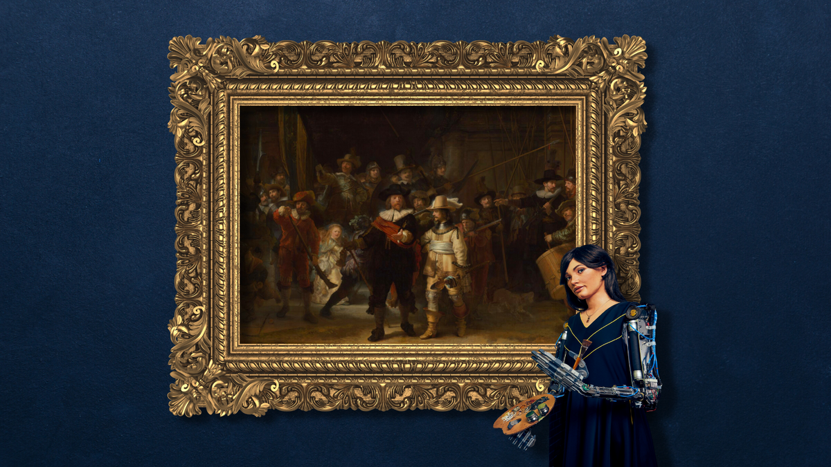 Rembrandt’s The Night Watch has been restored using AI