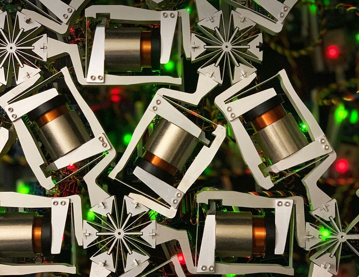 UCLA researchers created a new material that can change its shape based on the environment